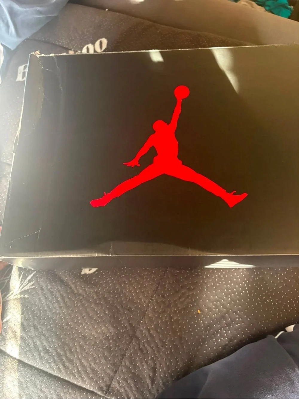Jordan Box Label - White/Black/Metallic Silver
